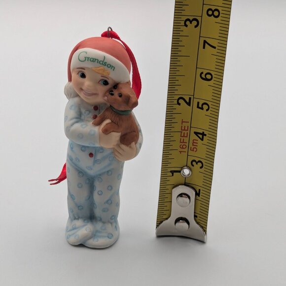Hallmark Keepsake Grandson 2000, Fine Porcelain Vintage Christmas Ornament - Picture 9 of 10